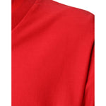 Dolce & Gabbana Dolce & Gabbana Red Cotton V-neck Short Sleeves T-shirt TSH87338-50 1728,67345645728,Clothing,Dolce & Gabbana,IT50 | L,Material: 100% Cotton,Men,Men - Clothing,New with tags,Red,T-Shirts - Men - Clothing