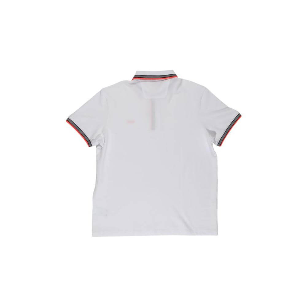 Hugo Boss White Cotton Polo Shirt