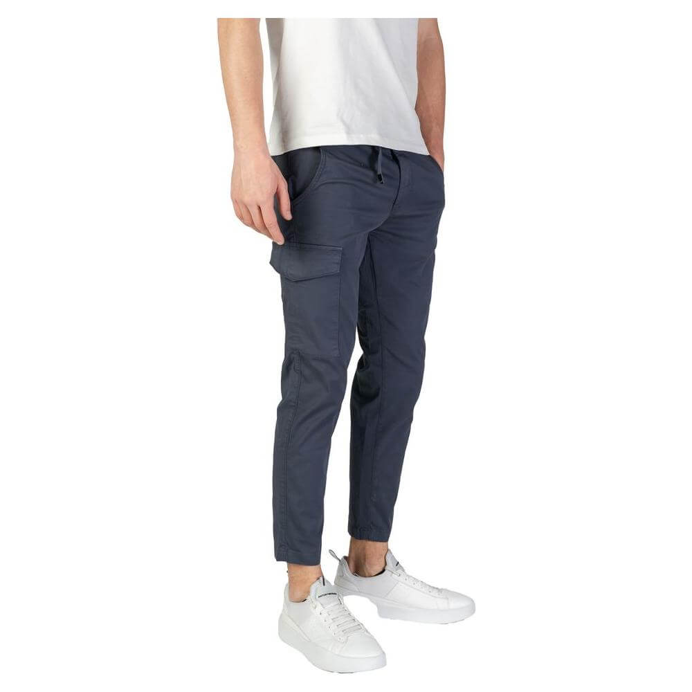 Refrigiwear blue cotton jeans & pants for men, regular fit, fall/winter collection, with 98% cotton and 2% elastane.