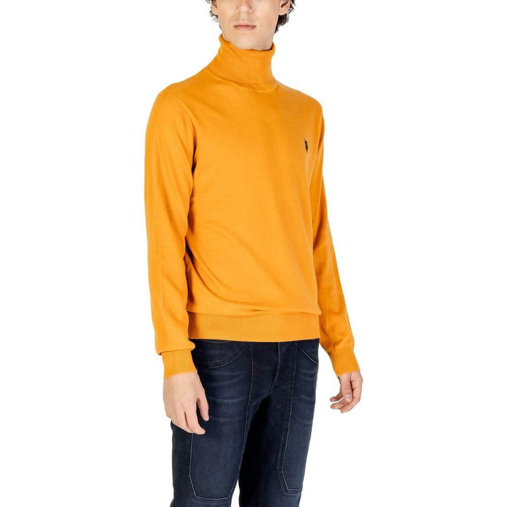 U.S. POLO ASSN. Orange Cotton Sweater