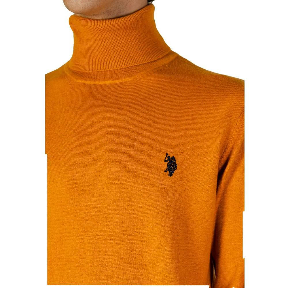 U.S. POLO ASSN. Orange Cotton Sweater
