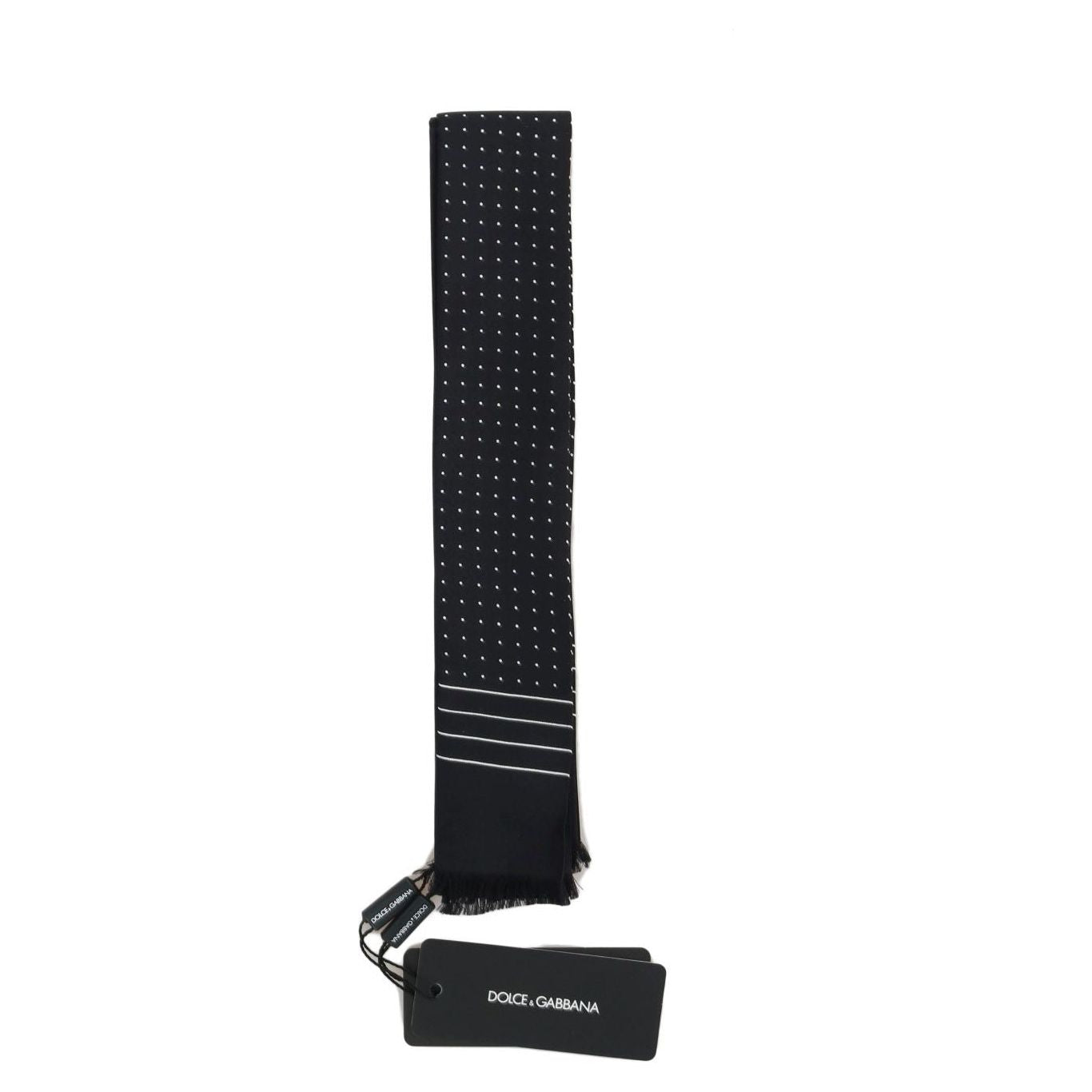 Dolce & Gabbana Elegant Silk Men's Tie Scarf Wrap Dolce & Gabbana Dark Slate Gray