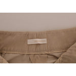Ermanno Scervino Beige Cotton Bootcut Pants BYX1166-1