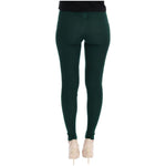 Dolce & Gabbana Green Cashmere Stretch Tights SIG32058-6
