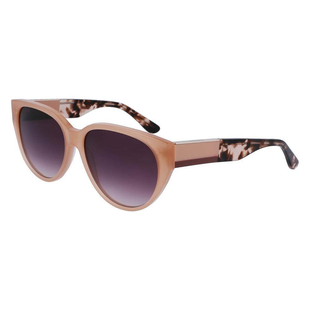 Lacoste multicolor acetate women's sunglasses L985S-681 with 59/16/140mm measurements, featuring Filter 3 lenses.