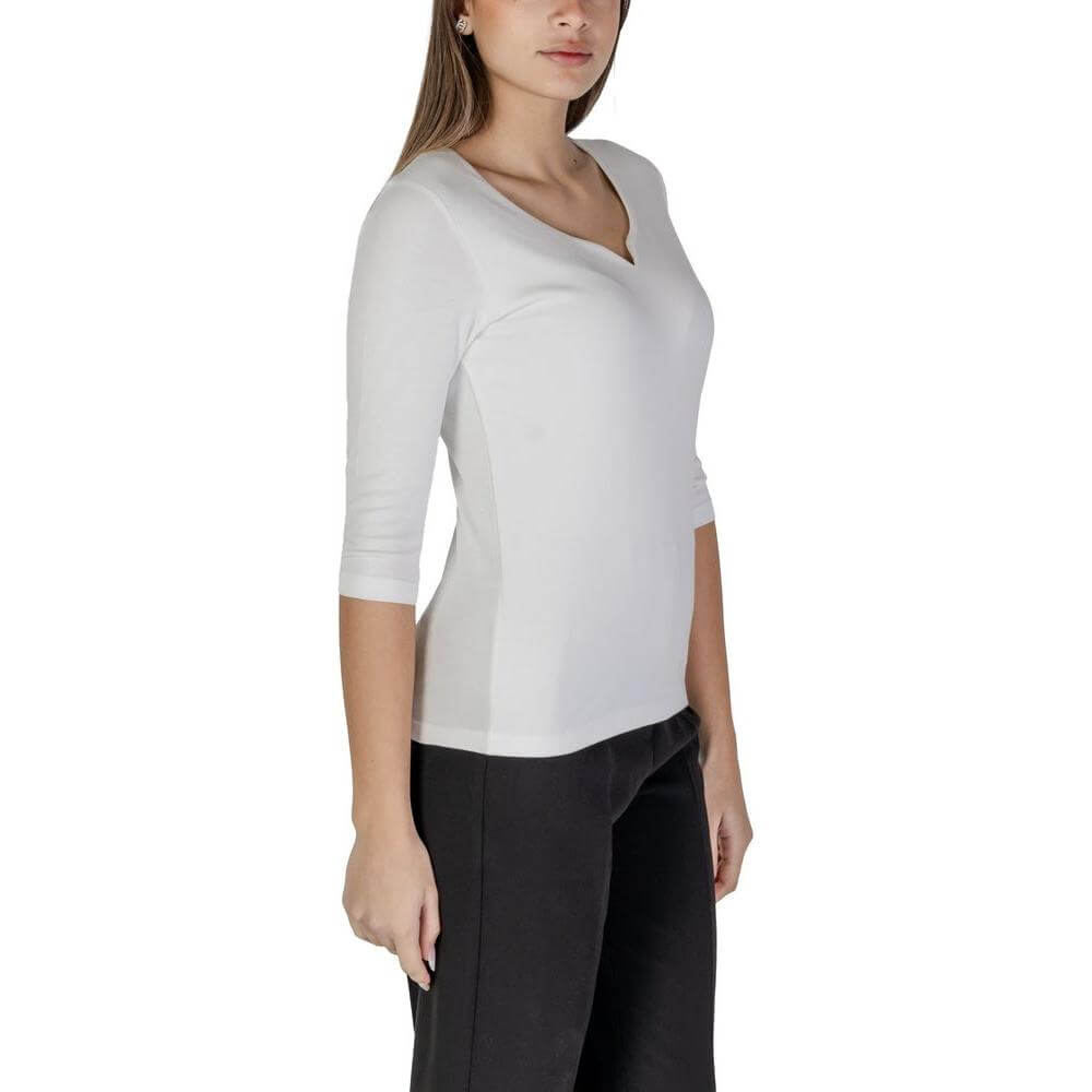 Street One White Cotton Tops & T-Shirt