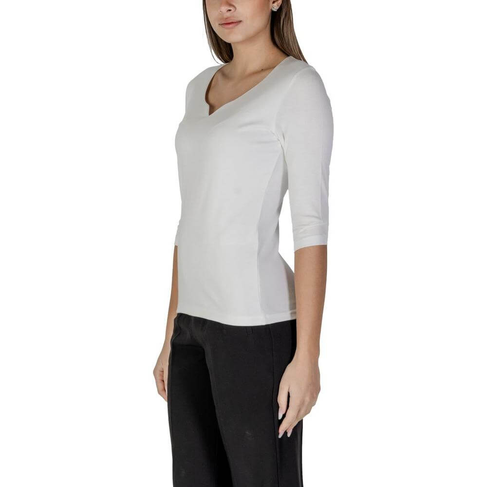 Street One White Cotton Tops & T-Shirt