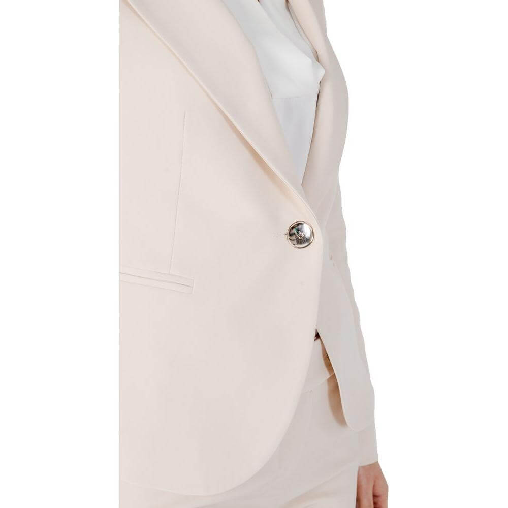Rinascimento Beige Polyester Suits & Blazer