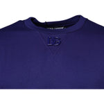 Dolce & Gabbana Dolce & Gabbana Blue Cotton Crew Neck Men Pullover Sweater TSH87489-50 1728,67345645728,Blue,Clothing,Dolce & Gabbana,IT50 | L,Material: 100% Cotton,Men,Men - Clothing,New with tags,Sweaters - Men - Clothing
