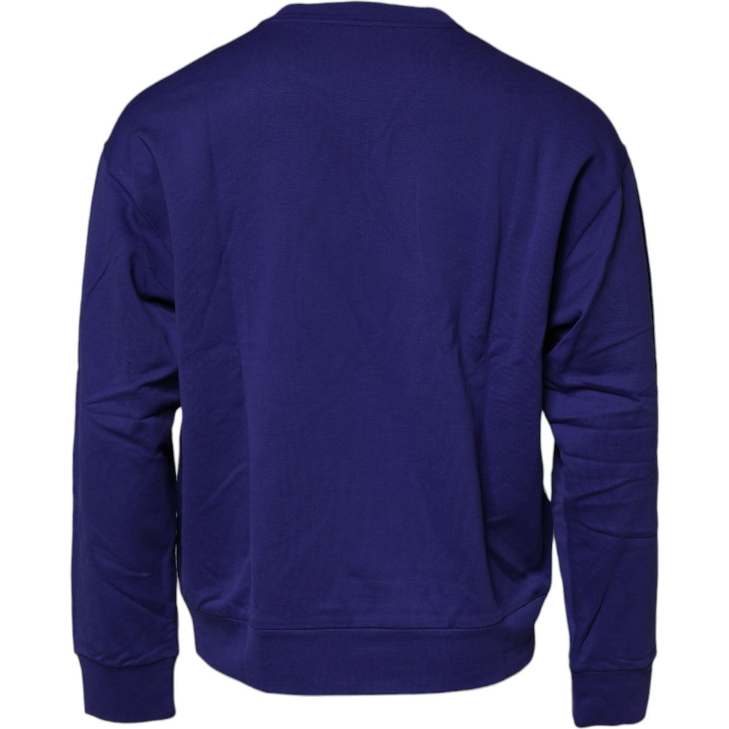 Dolce & Gabbana Dolce & Gabbana Blue Cotton Crew Neck Men Pullover Sweater TSH87489-50 1728,67345645728,Blue,Clothing,Dolce & Gabbana,IT50 | L,Material: 100% Cotton,Men,Men - Clothing,New with tags,Sweaters - Men - Clothing