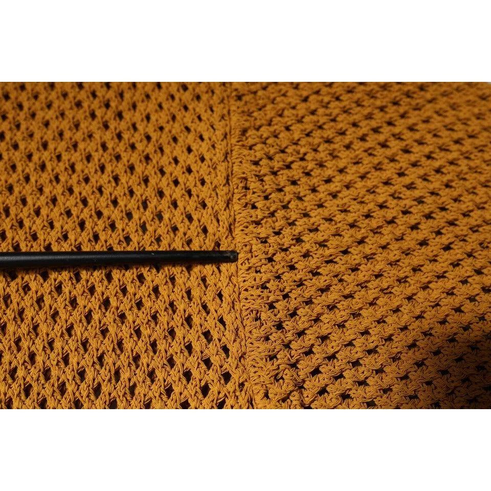 Dolce & Gabbana Dolce & Gabbana Brown Perforated Collared Short Sleeves T-shirt TSH87570-48 1728,67345645728,Brown,Clothing,Dolce & Gabbana,IT48 | M,Material: 65% Cotton 35% Nylon,Men,Men - Clothing,Preowned / Defect,T-Shirts - Men - Clothing