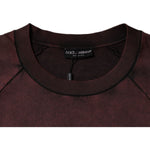 Dolce & Gabbana Dolce & Gabbana Brown Logo Cotton Crew Neck Pullover Sweater TSH87571-48 1728,67345645728,Brown,Clothing,Dolce & Gabbana,IT48 | M,Material: 100% Cotton,Men,Men - Clothing,New with tags,Sweaters - Men - Clothing