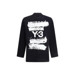 Y-3 Long Sleeve Sweater Jersey with maxi print