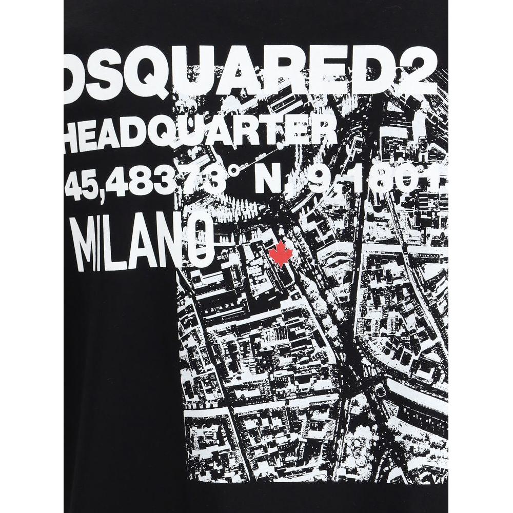 Dsquared² Logoed T-Shirt Dsquared² Black