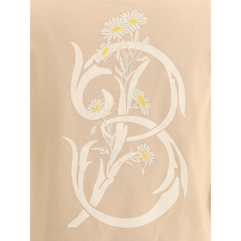Burberry Floral logo T-shirt Burberry Wheat