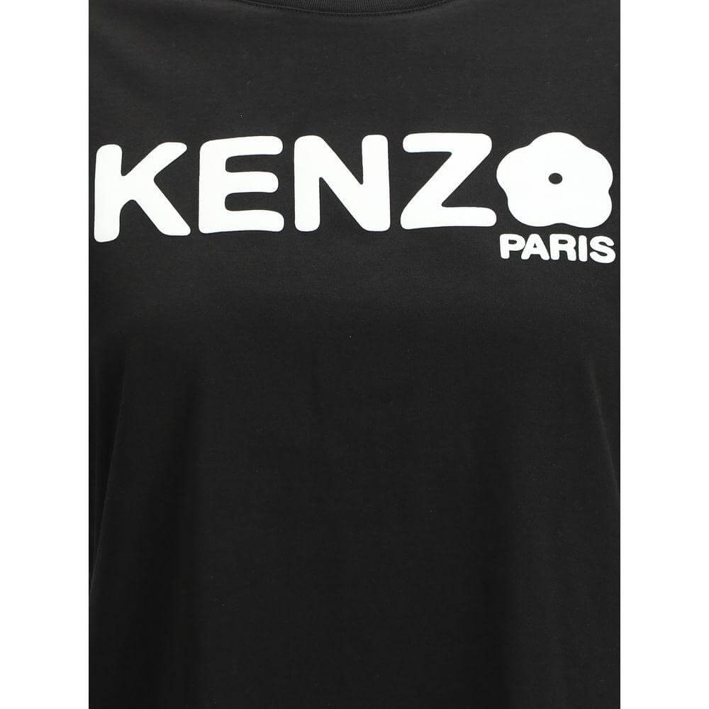 Kenzo Gots Boke Flower 2.0 T-Shirt with bold logo and ribbed neck, featuring iconic Kenzo design for a contemporary look.