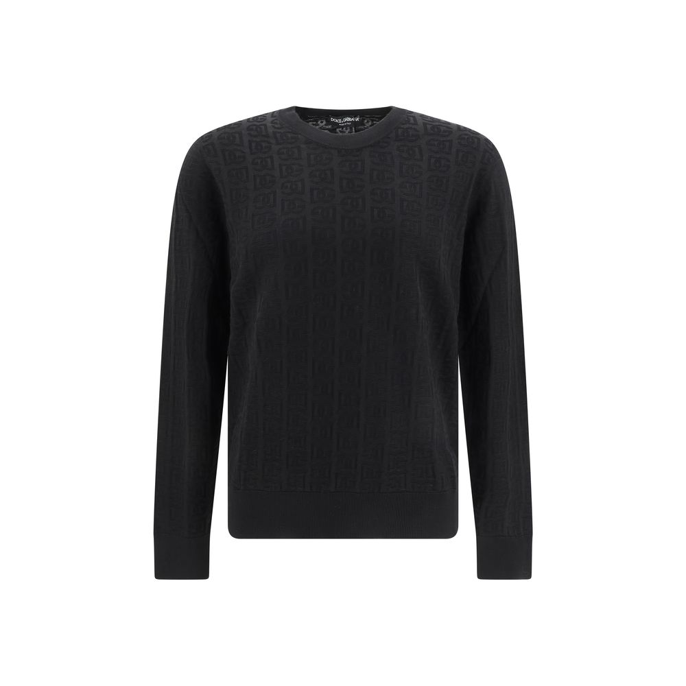 Dolce & Gabbana Silk Sweater Dolce & Gabbana Black