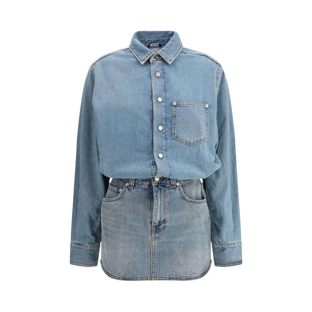 Haikure Tamu denim Dress Haikure Light Slate Gray