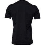 Dolce & Gabbana Blue Cotton Angel Print Short Sleeves T-shirt