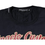 Dolce & Gabbana Blue Cotton Angel Print Short Sleeves T-shirt