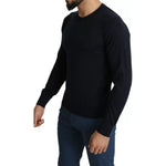Dolce & Gabbana Black Cashmere Crew Neck Sweatshirt Sweater