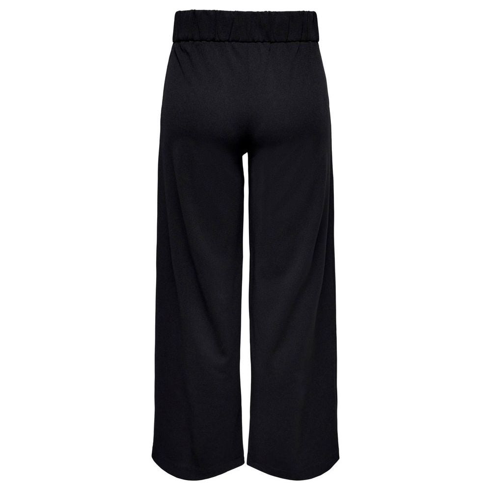 Jacqueline De Yong Black Polyester Jeans & Pant Jacqueline De Yong Black