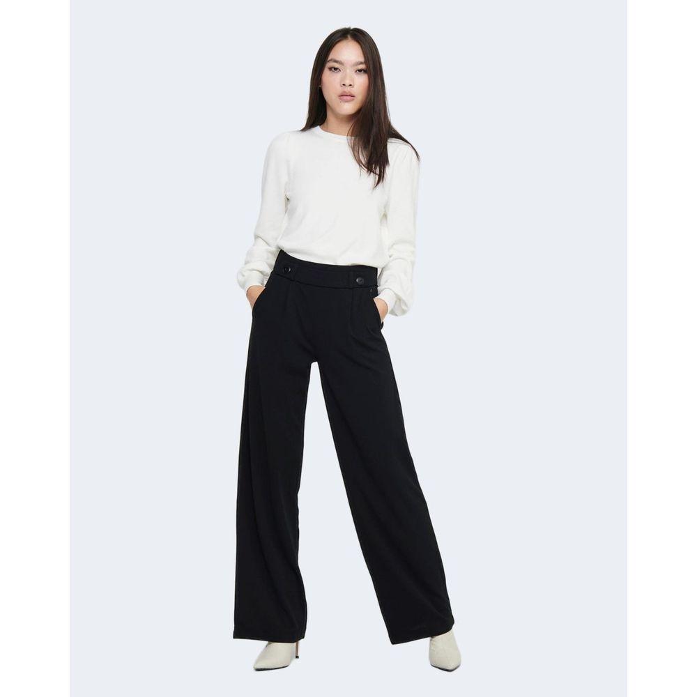 Jacqueline De Yong Black Polyester Jeans & Pant Jacqueline De Yong Lavender