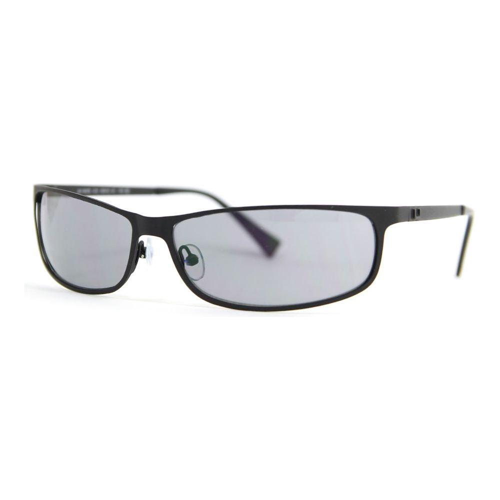 Adolfo Dominguez Black Metal Sunglasses Adolfo Dominguez Gray