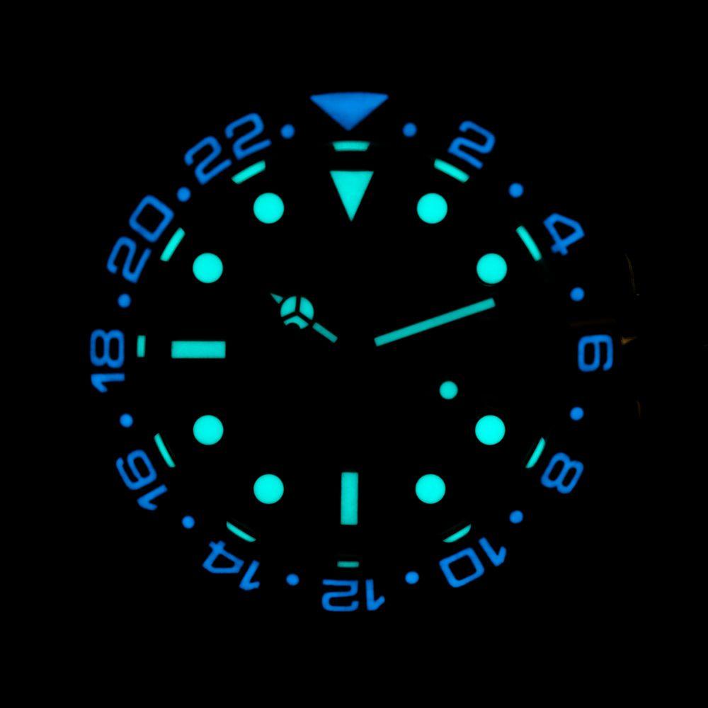 Bobroff Silver Stainless Steel Watch Bobroff Black