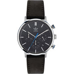 Adidas Black Leather Watch