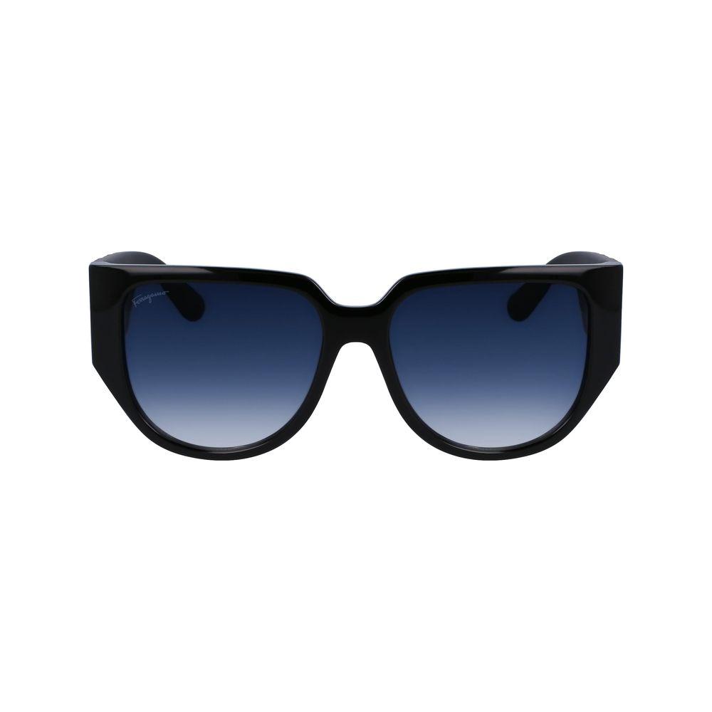 Ferragamo Black Bio Injected Sunglasses Ferragamo Dark Slate Gray