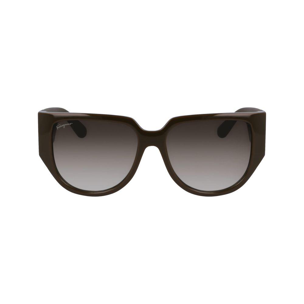 Ferragamo Green Bio Injected Sunglasses Ferragamo Dark Slate Gray