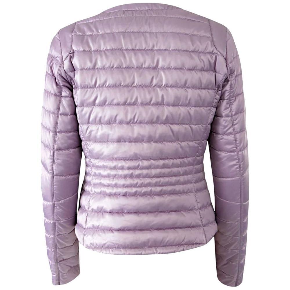 Yes Zee Purple Polyester Jackets & Coat