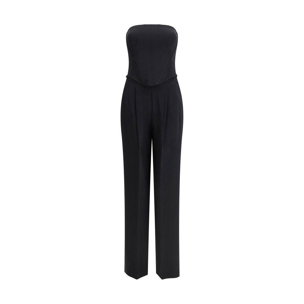 PINKO-PINKO Off Shoulder Jumpsuit-1728,72470364320,Black,Clothing,Dresses - Women - Clothing,IT42 | L,New with tags,PINKO,Women,Women - Clothing-PI-104884A213Z99-IT42 | L