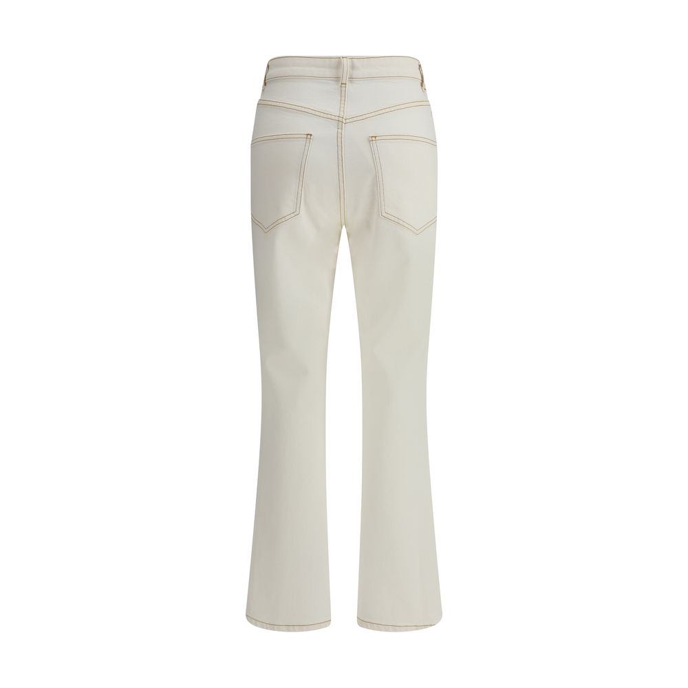 Tory Burch Cropped flare Jeans Tory Burch Light Gray
