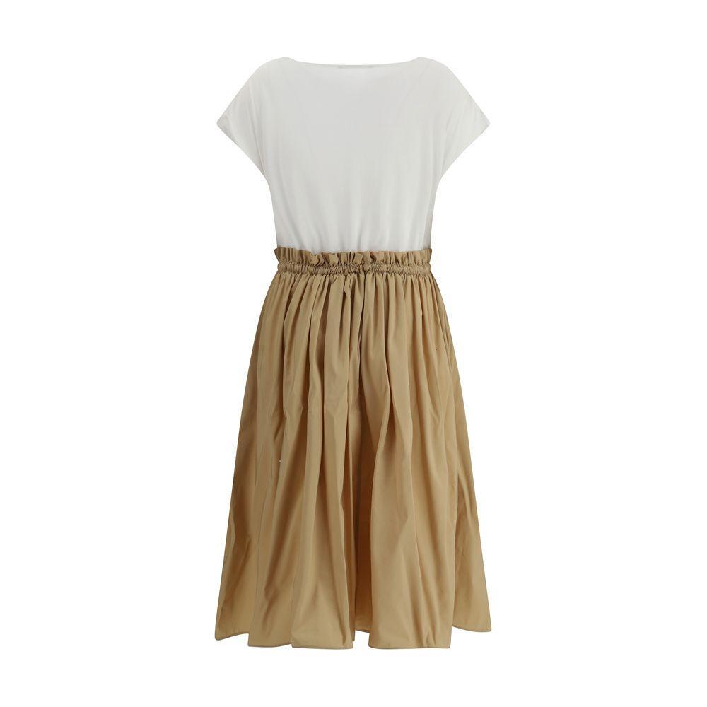 Fabiana Filippi-Fabiana Filippi Long Dress with appliqué skirt-1728,72470364320,Clothing,Dresses - Women - Clothing,Fabiana Filippi,IT42 | L,Multicolor,New with tags,Women,Women - Clothing-FA-ABD275F626L374VR1-IT42 | L