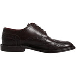 Dolce & Gabbana Brown Leather Derby Wingtip Lace Up Formal Dress Shoes