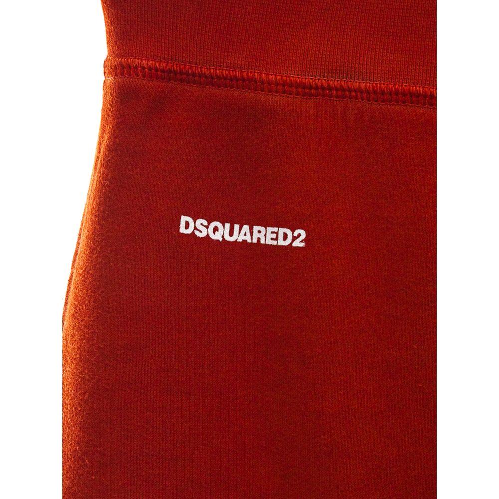 Dsquared² Red Cotton Jeans & Pant Dsquared² Dark Red