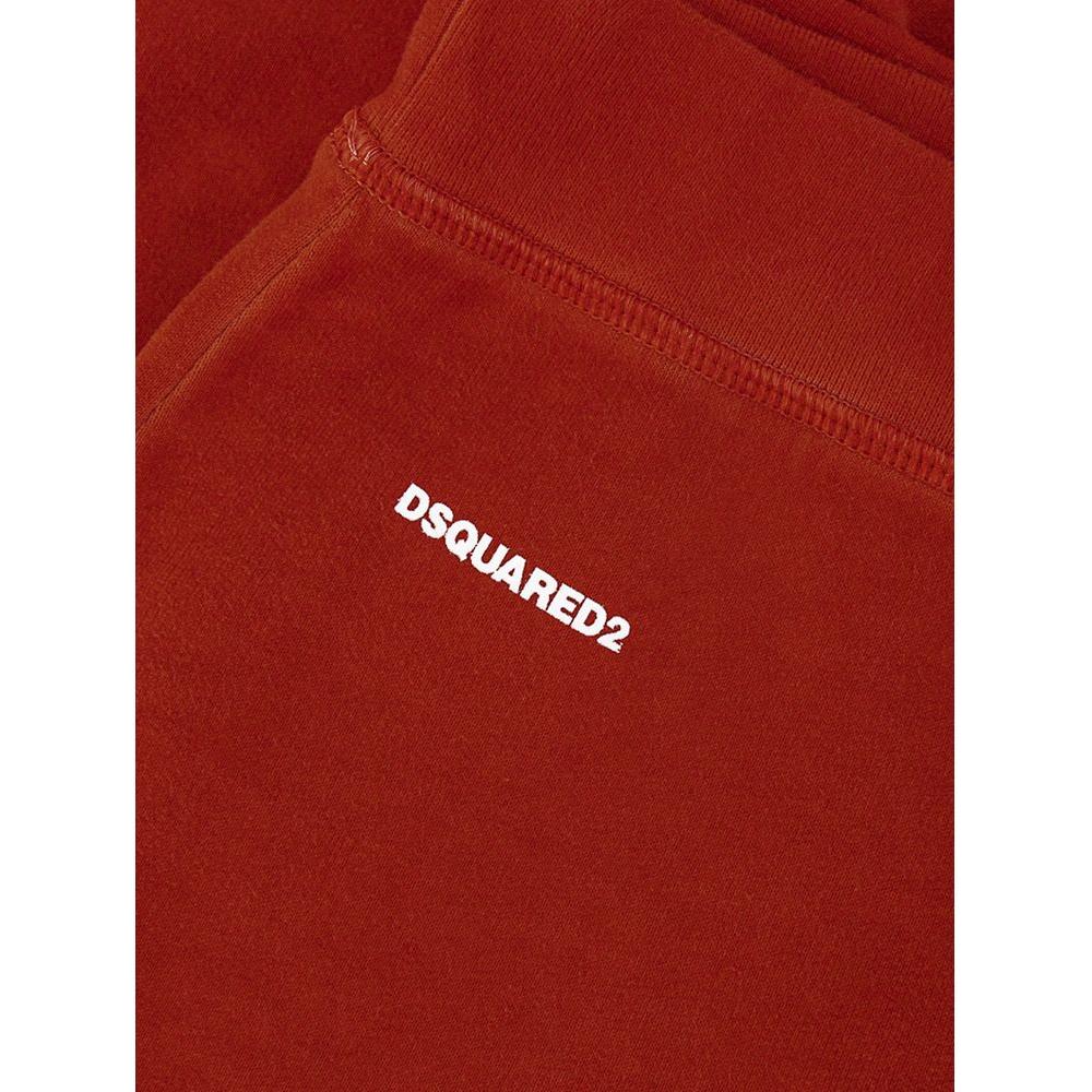 Dsquared² Red Cotton Jeans & Pant Dsquared² Dark Red