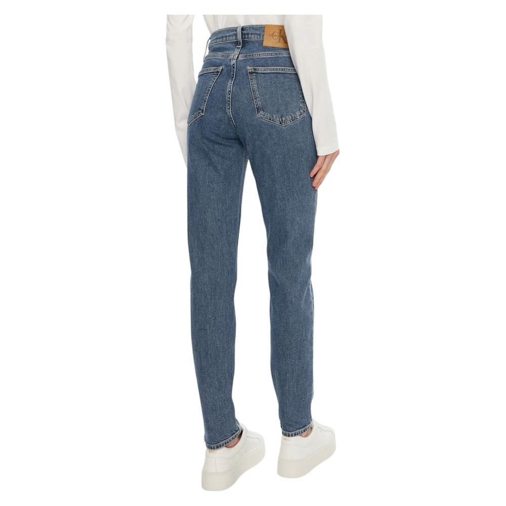 Calvin Klein Jeans Blue Cotton Jeans & Pant Calvin Klein Jeans Dim Gray
