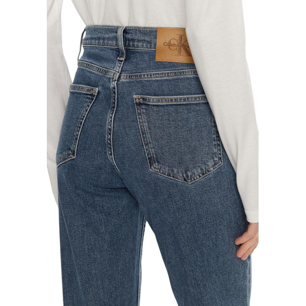 Calvin Klein Jeans Blue Cotton Jeans & Pant Calvin Klein Jeans Dark Slate Gray
