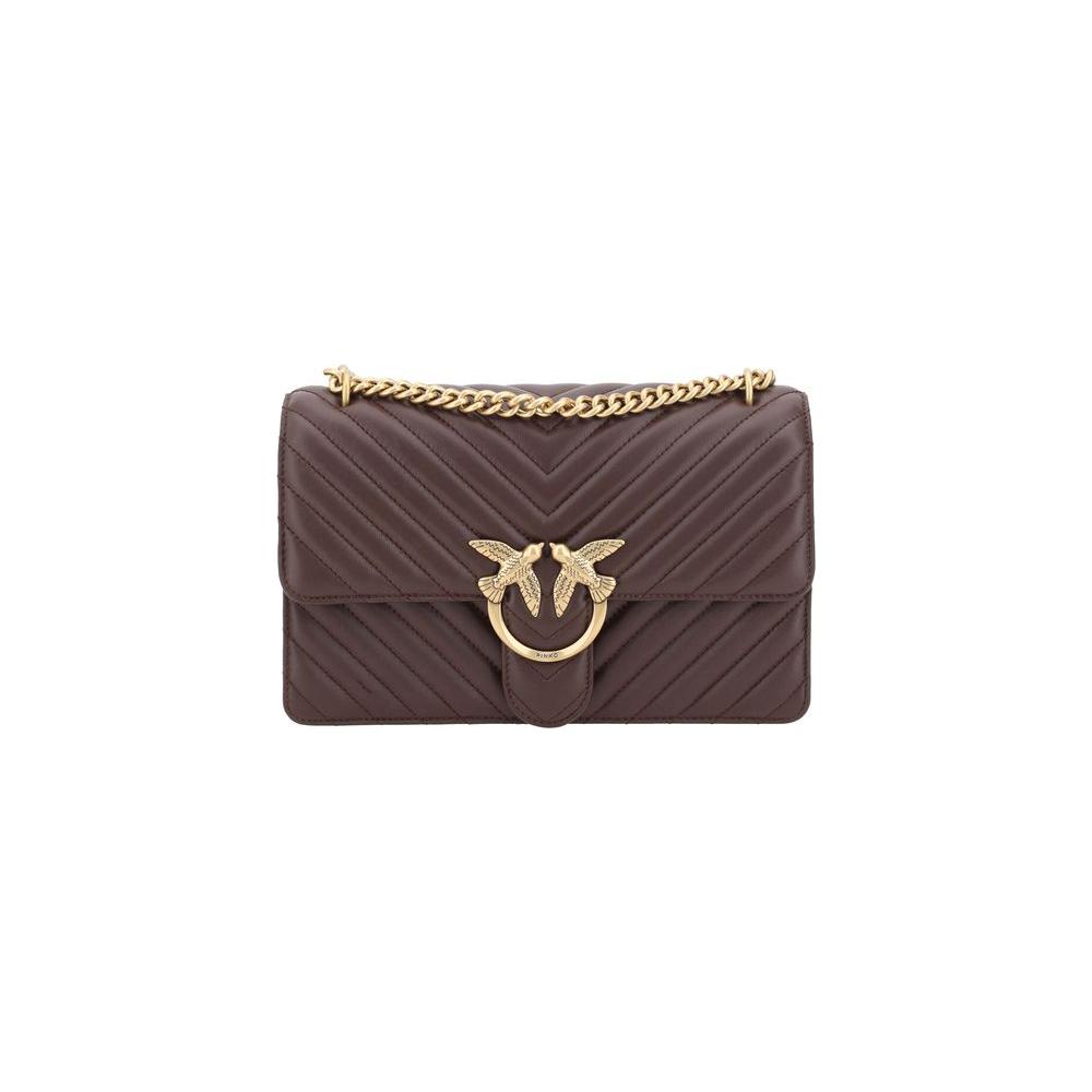 PINKO Love One Classic Shoulder Bag PINKO Dark Slate Gray