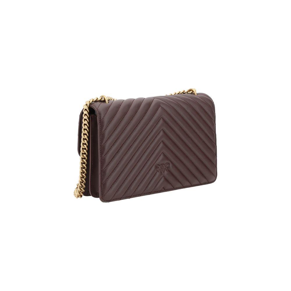 PINKO Love One Classic Shoulder Bag PINKO Dark Slate Gray