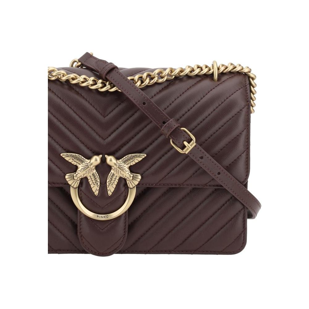 PINKO Love One Classic Shoulder Bag PINKO Dark Slate Gray