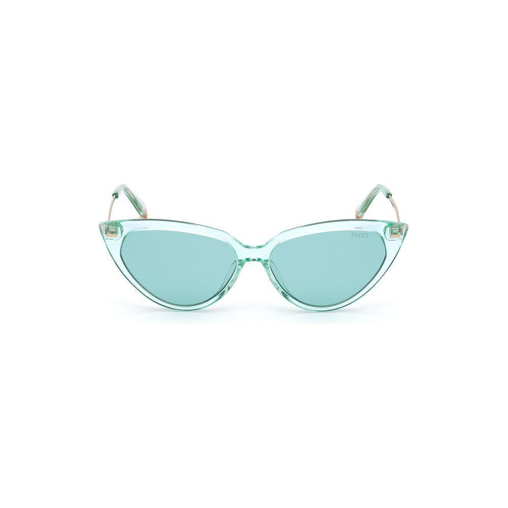 Emilio Pucci Brown Acetate Sunglasses Emilio Pucci Light Steel Blue
