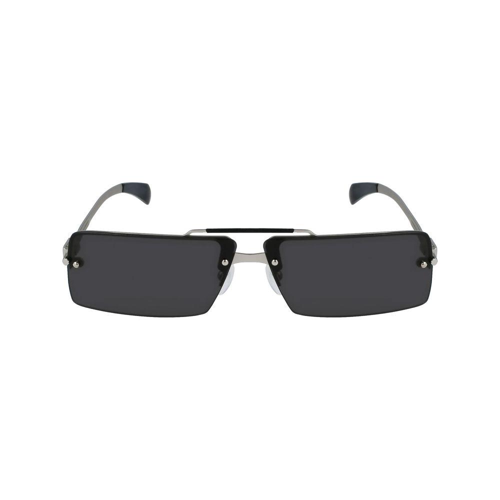 Ferragamo Gray Metal Sunglasses