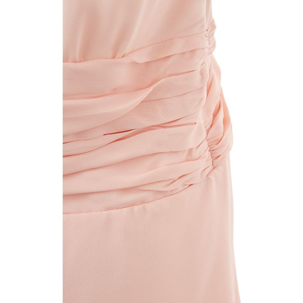 Lardini Elegant Pink Acetate Dress Lardini Light Pink
