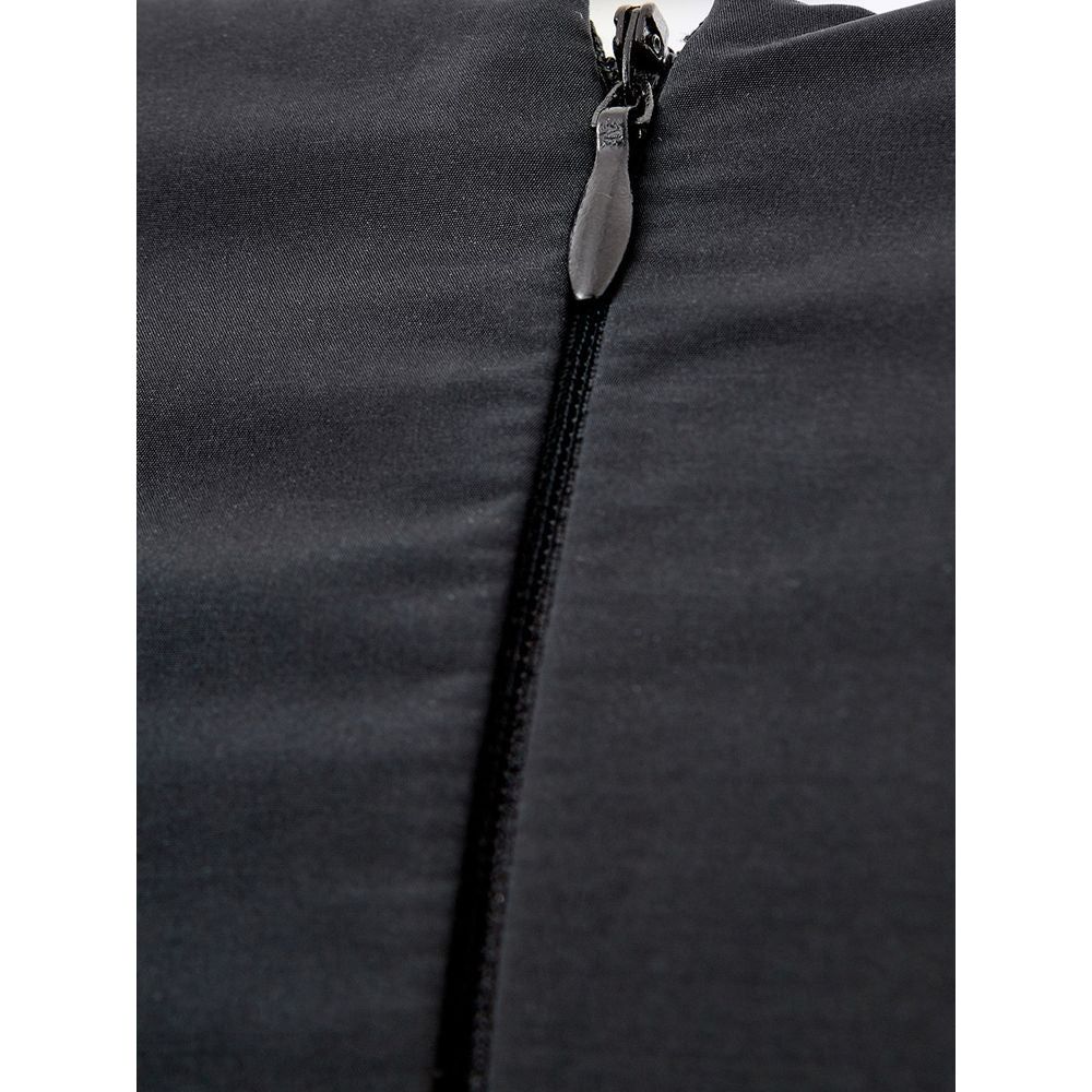 Lardini Elegant Black Polyester Dress Lardini Dark Slate Gray