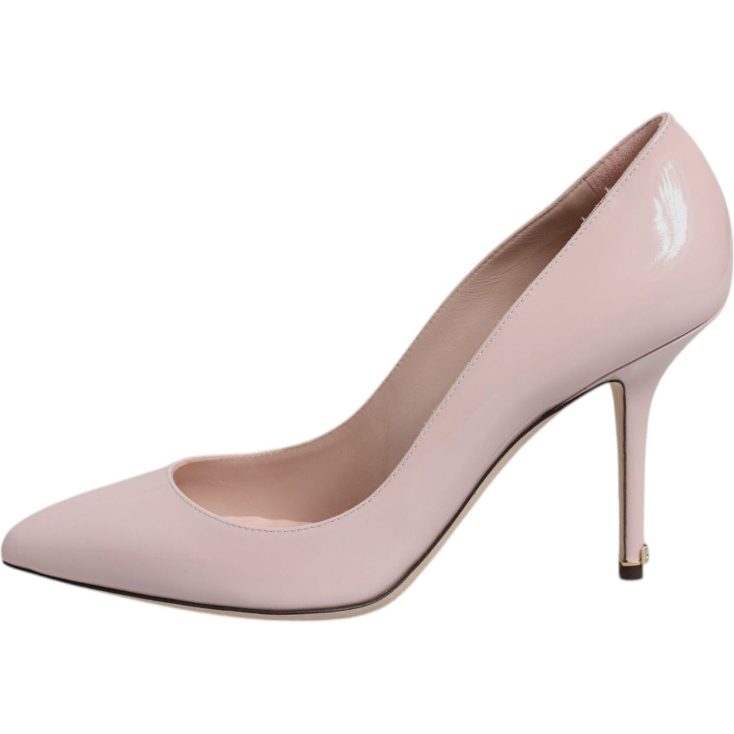 Dolce & Gabbana Pink Patent Leather Stiletto Heel Pumps Shoes