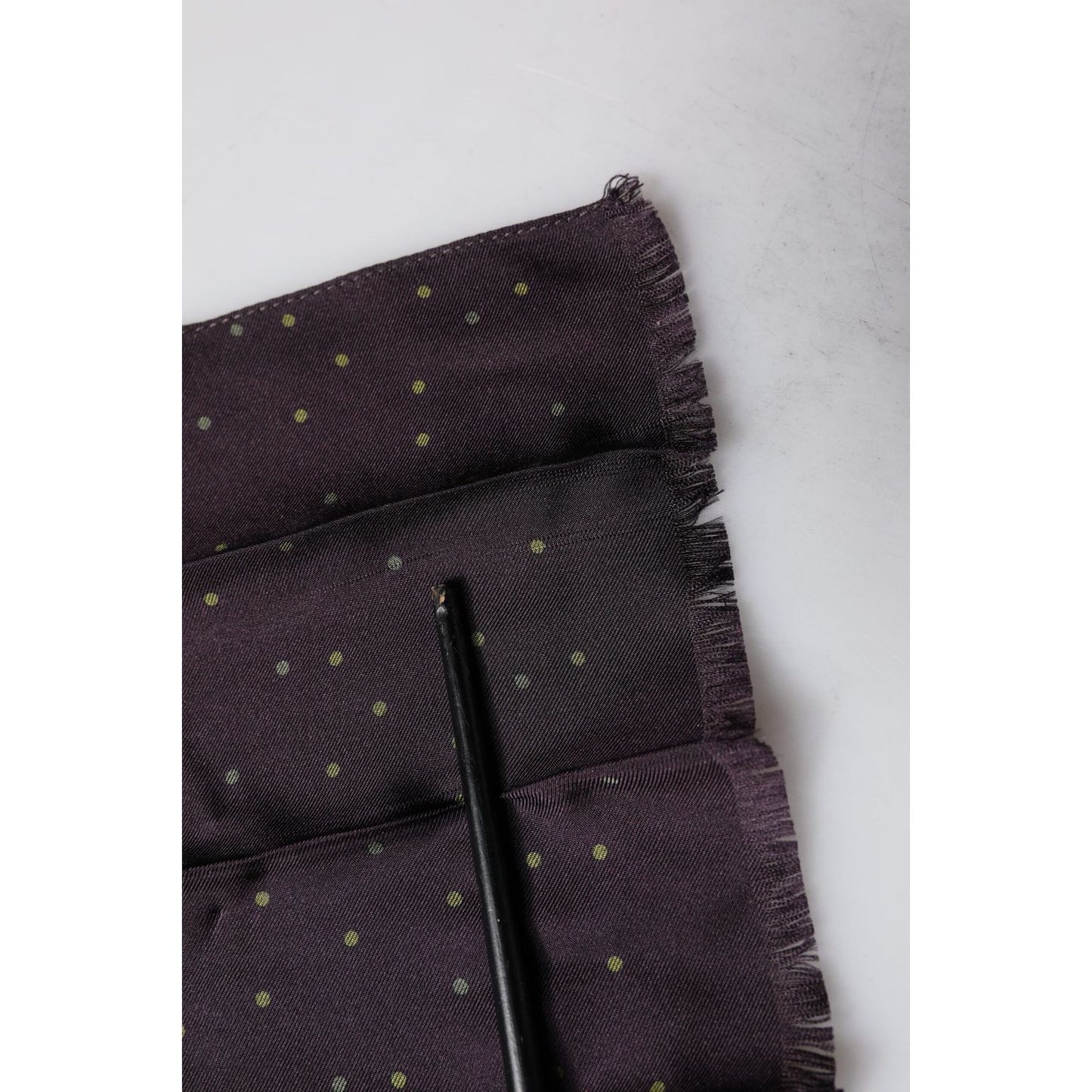 Dolce & Gabbana Purple Fantasy Silk Neck Wrap Shawl Scarf